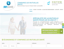 Tablet Screenshot of afisante.fr